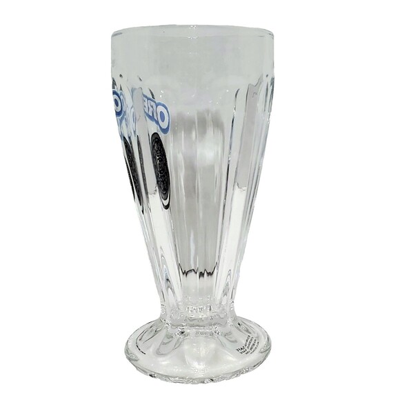 Oreo Cookie Ice Cream Milkshake Glass 7" Tall – Dessert Drinkware Retro - Picture 5 of 8